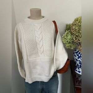 PRADA Wool Fisherman Sweater, size IT 44